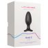 LOVENSE Hush 2 L - plug anale nero ricaricabile (57mm)