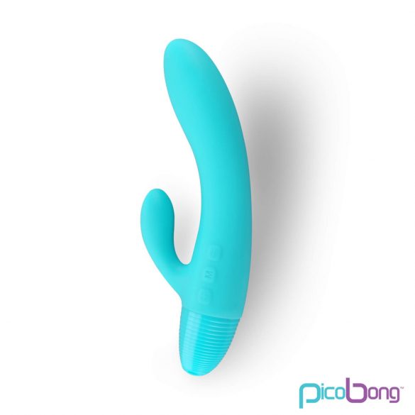 Vibratore Punto-G con Braccio Clitorideo Flexibile Kaya di Picobong (turchese) 