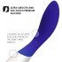 LELO Mona Wave - Vibratore G-spot impermeabile (blu)