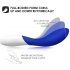 LELO Mona Wave - Vibratore G-spot impermeabile (blu)