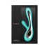 LELO Soraya 2 - vibratore impermeabile con stimolatore clitorideo, ricaricabile (turchese)