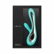 LELO Soraya 2 - Vibratore ricaricabile, impermeabile con stimolatore per clitoride (turchese) 