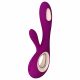 Vibratore LELO Soraya Wave - Ricaricabile con Stimolatore Clitorideo e Movimento Ondulatorio (Viola) 