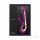 LELO Soraya 2 - Vibratore ricaricabile e impermeabile con stimolatore clitorideo (viola) 