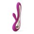 LELO Soraya 2 - Vibratore ricaricabile e impermeabile con stimolatore clitorideo (viola) 