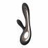 LELO Soraya 2 - Vibratore ricaricabile e impermeabile con stimolatore clitorideo (nero) 