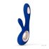 Vibratore LELO Soraya Wave - ricaricabile con stimolatore clitorideo e funzione oscillante (blu) 