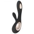 LELO Soraya Wave - Vibratore nero ricaricabile con doppia stimolazione elegante