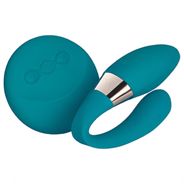 LELO Tiani Doppio - vibratore di coppia in silicone (blu) 