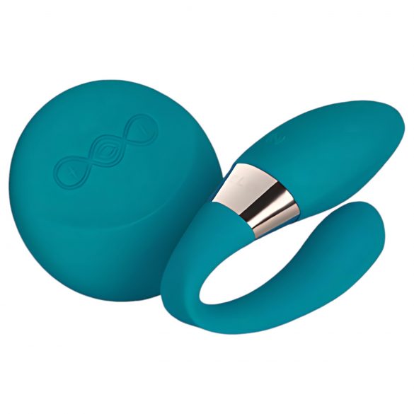 LELO Tiani Doppio - vibratore di coppia in silicone (blu) 