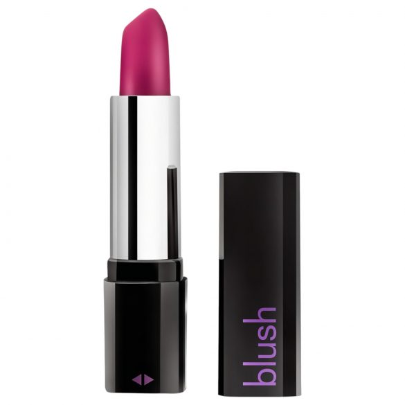 Blush Lipstick Rosé - vibratore a rossetto impermeabile (nero-rosa) 