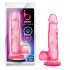 Dildo Sweet N Hard 4 con Ventosa e Testicoli (Rosa) 