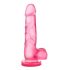 Dildo Sweet N Hard 4 con Ventosa e Testicoli (Rosa) 