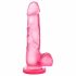 Dildo Sweet N Hard 4 con Ventosa e Testicoli (Rosa) 