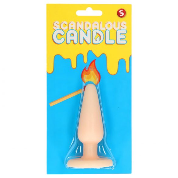 Scandalous - candela - plug anale - naturale (50g)