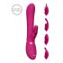 Vive Chou - vibratore ricaricabile con testine intercambiabili per stimolazione clitoridea (rosa)