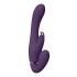 Vibratore Strapless Ricaricabile Vive Suki con Stimolatore Clitorideo a Forma di Coniglio (Viola) 