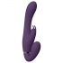 Vibratore Strapless Ricaricabile Vive Suki con Stimolatore Clitorideo a Forma di Coniglio (Viola) 