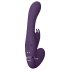 Vibratore Strapless Ricaricabile Vive Suki con Stimolatore Clitorideo a Forma di Coniglio (Viola) 