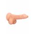 Dildo Realistico RealRock con Testicoli 17cm - Naturale 