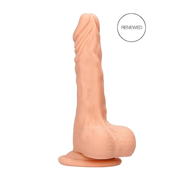 Dildo Realistico Testicoli a Grandezza Naturale RealRock 9" (23cm) - Color Carne 