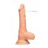 Dildo Realistico Testicoli a Grandezza Naturale RealRock 9" (23cm) - Color Carne 