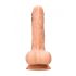 Dildo Realistico Testicoli a Grandezza Naturale RealRock 9" (23cm) - Color Carne 