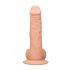 Dildo Realistico Testicoli a Grandezza Naturale RealRock 9" (23cm) - Color Carne 