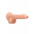 Dildo Realistico Testicoli a Grandezza Naturale RealRock 9" (23cm) - Color Carne 