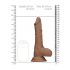 Dildo Realistico con Testicoli RealRock 9 - 23cm, Color Carne Scuro 