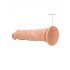 Dildo Realistico RealRock 10 - Morbido e Riscaldabile (25cm) - Color Carne 