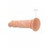 Dildo Realistico RealRock 10 - Morbido e Riscaldabile (25cm) - Color Carne 