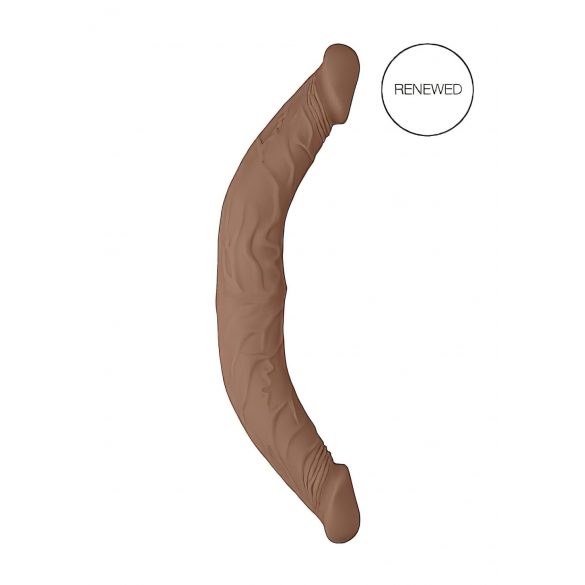 Dildo Doppio RealRock 14 - flessibile e realistico (36cm) - color carne scuro 