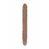 Doppio Dildo RealRock 18 - Lunghezza 46cm - Colorazione Naturale Scura 