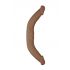 Doppio Dildo RealRock 18 - Lunghezza 46cm - Colorazione Naturale Scura 