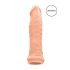 Manicotto Realistico per Pene RealRock 6 - Lunghezza 17 cm - Color Carne 