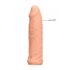 Manicotto Realistico per Pene RealRock 6 - Lunghezza 17 cm - Color Carne 