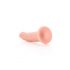 Dildo realistico sottile RealRock con ventosa - 15,5cm (color carne) 