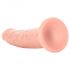 Dildo realistico sottile RealRock con ventosa - 15,5cm (color carne) 