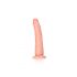 Dildo realistico sottile RealRock con ventosa - 15,5cm (color carne) 