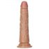 RealRock Slim - dildo realistico 15,5 cm (tonalità naturale scura)