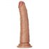 RealRock Slim - dildo realistico 15,5 cm (tonalità naturale scura)