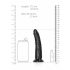 Dildo Realistico con Ventosa Slim RealRock - 15,5cm (Nero) 