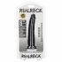 Dildo Realistico con Ventosa Slim RealRock - 15,5cm (Nero) 