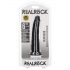 Dildo Realistico con Ventosa Slim RealRock - 15,5cm (Nero) 