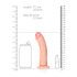 Dildo Realistico RealRock con Ventosa - 15,5cm (Colore Naturale) 