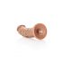 Dildo Realistico RealRock con Ventosa - 15,5cm (Color Naturale Scuro) 