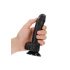 Dildo Realistico con Ventosa e Testicoli - RealRock - 15,5cm (Nero) 