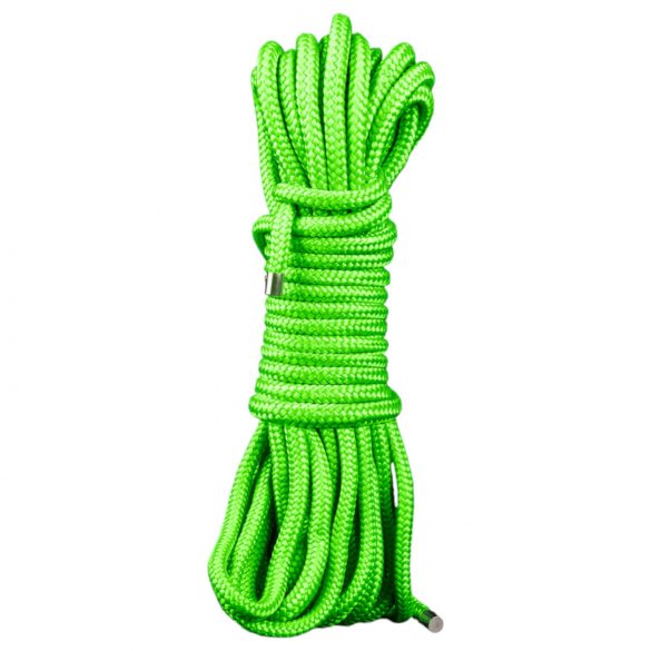 Ouch! - Corda bondage fosforescente - 5m (verde) 