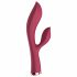 Rose di Raytech - Vibratore ricaricabile e impermeabile con stimolatore clitorideo (rosso) 